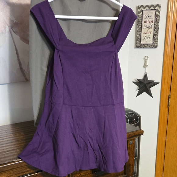 torrid Tops - Torrid Purple Off Shoulder Top 1